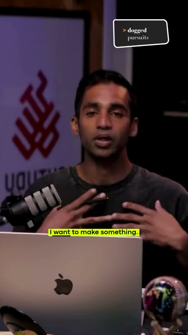 Jai speaking about making a useful project with AI in his studio